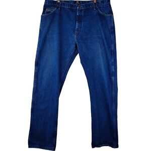 Wrangler Jeans Mens 42x34 (Actual 40x34) Blue 47MWZ Cowboy Cut Heavyweight Denim
